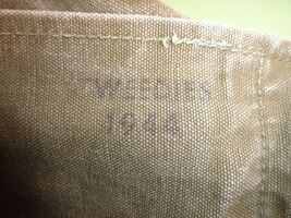WWII WW2 USN U.S. NAVY DATED 1944 TWEEDIES CANVAS SEABAG DUFFLE BAG - $72.89