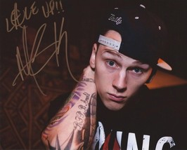 Machine Gun Kelly Signed Photo 8X10 Rp Autographed Lace Up - £15.72 GBP