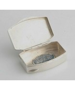Vintage Argent Pilule Boîte Gioielleria Pontecorvo Italien Argent 14.1 G... - $5,026.36 MXN