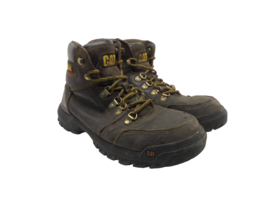 CATERPILLAR Mens Outline Steel Toe Steel Plate Leather Boots P720996 Brown 9W - £37.23 GBP