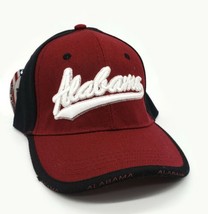 Alabama Football Snapback Adjustable Hat Maroon White And Black - $18.42