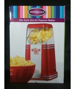 Nostalgia Electric 50&#39;s Style Hot Air Popcorn Popper Popcorn Maker New I... - £49.02 GBP