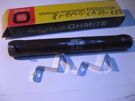 Ohmite Vitreous Enameled Resistor 2000 Ohm 2K 100-Watt Stock 0611 - NOS Qty 1 - £12.52 GBP