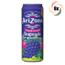 6x Cans Arizona Grapeade All Natural Grape Flavors 23oz ( Fast Free Ship... - $26.25