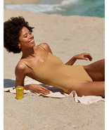 Aerie Sparkle Scoop Full Coverage One Piece Swimsuit X-LARGE LONG Beach ... - €36,12 EUR