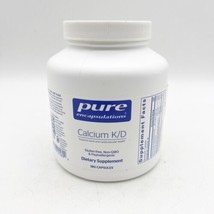 Pure Encapsulations Calcium K/D Bone Support- 180 Capsules - EXP 2/25 - $38.00