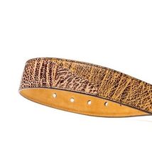 Alessio Men's Belt Genuine Ostirch Leg Quill Orix image 2