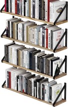 Small Bookshelf Unit For A Living Room, Office, Or Bedroom, 24&quot; X 6&quot;, Wallniture - £51.08 GBP