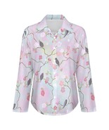 Mondxflaur Flower Floral Women Long Sleeve Shirt Summer Elegant Fashionable - $33.66 CAD