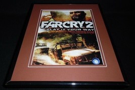 Far Cry 2 2008 Framed 11x14 ORIGINAL Vintage Advertisement - £27.68 GBP