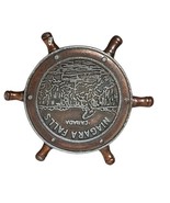 Vintage Niagara Falls Metal Fob Souvenir Token Coin Helm Rotating Metal ... - $8.08 CAD