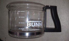 8AA40       BUNN COFFEEPOT, 10 CUP, 9&quot; X 6&quot; X 5&quot; +/- OVERALL, NO LID  GO... - $9.39