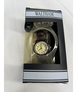 Women’s Waltham Camper Watch Analog Quartz Wth20A 726420 Old Nylon &amp; Lea... - $14.99