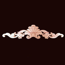 Large Unpainted Wood Carved Onlay Applique Furniture Home Decor. - £22.68 GBP+