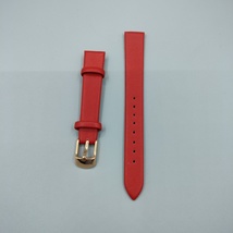 CoieLay Watchstraps Made of Leather 14mm Red Genuine Leather Watchband for Women - £23.97 GBP