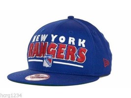 New York Rangers New Era 9Fifty NHL Adjustable Retro Snap Back Hockey Cap Hat - £18.34 GBP