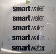 Smartwater Advertising Preproduction Art Work Gondola Header Black White... - $18.95