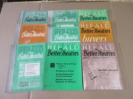 Vintage Motion Picture Herald Better Theatres Magazine Lot of 9 Magazines    11 - £285.77 GBP