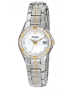 NIP Pulsar Women&#39;s PH7244 Key Necklace with Japanese Quartz Watch Set  - $101.43 CAD