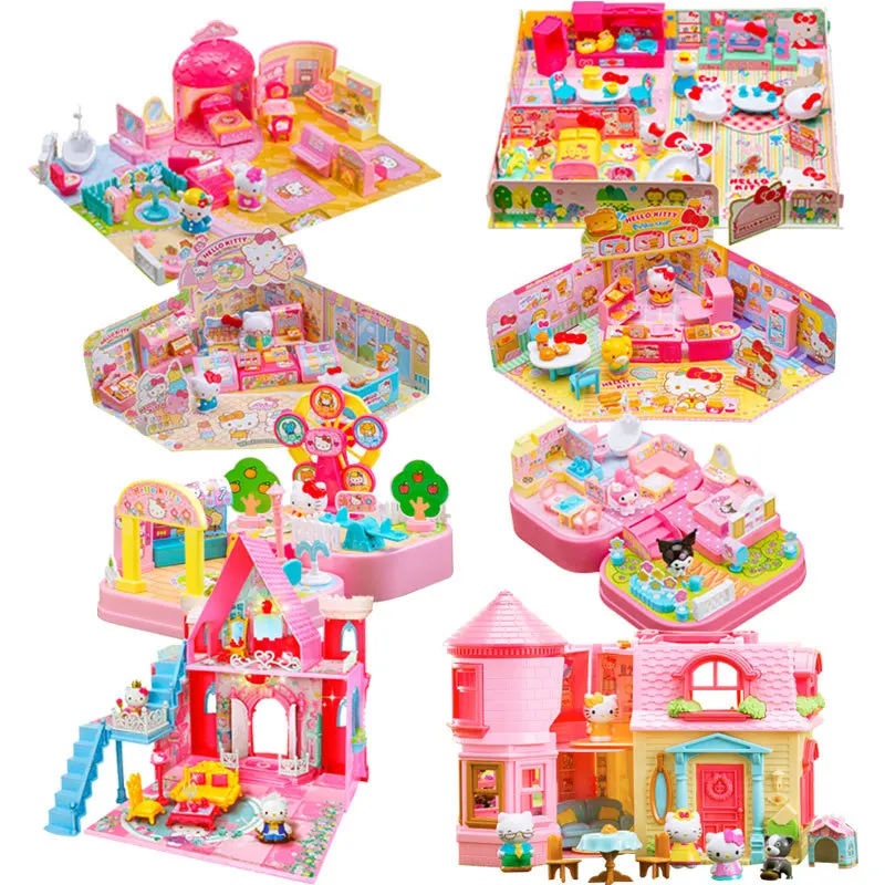 Anime Hello Kitty Melody My Home Playground Corner Story Kt Cat Kitchen ... - £34.50 GBP+
