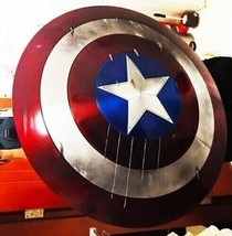 Halloween Marvel Legends Captain America Anniversario Avengers Shield Lega Metal - £96.68 GBP