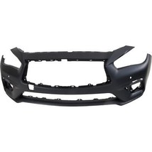 Front Bumper Cover For 18-23 Infiniti Q50 Hybrid Luxe With Object Sensor... - $707.01