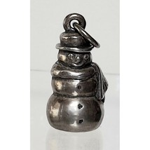 James Avery 925 Sterling Silver 3-D Snowman Charm Sky - $128.70