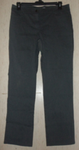 New Womens Dana Buchman Dark Gray 5 Pocket Trouser / Pant Size 12 - £25.52 GBP