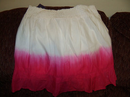 Cherokee White &amp; Pink Skirt Size 14/16 Girls NEW - £11.57 GBP