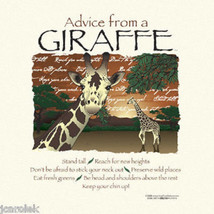 YOUTH T-shirt Advice From a Giraffe Gildan Nature S M L Cotton NWT New Natural - $15.15