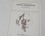 Danza Paraguaya for Two Guitars by Agustin Barrios Mangore Ed. Richard D... - £12.03 GBP