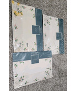 Vintage Lenox Embroidered Holiday 6 Placemats Only Holly Berry NOS Read - $65.00