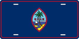 Guam Flag Personalized Custom Novelty Tag Vehicle Car Auto Motorcycle Mo... - £13.17 GBP