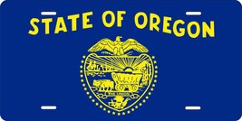 Oregon Flag Personalized Custom Novelty Tag Vehicle Car Auto Motorcycle Moped... - $16.75