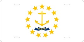 Rhode Island Flag Personalized Custom Novelty Tag Vehicle Car Auto Motorcycle... - £13.38 GBP