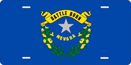 Nevada Flag Personalized Custom Novelty Tag Vehicle Car Auto Motorcycle ... - $16.75