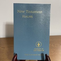 Gideons New Testament Psalms LARGE PRINT King James Version Bible Softcover - £10.17 GBP