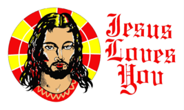 Jesus Loves You 3&#39;x5&#39; Flag ROUGH TEX® 68D - $23.76