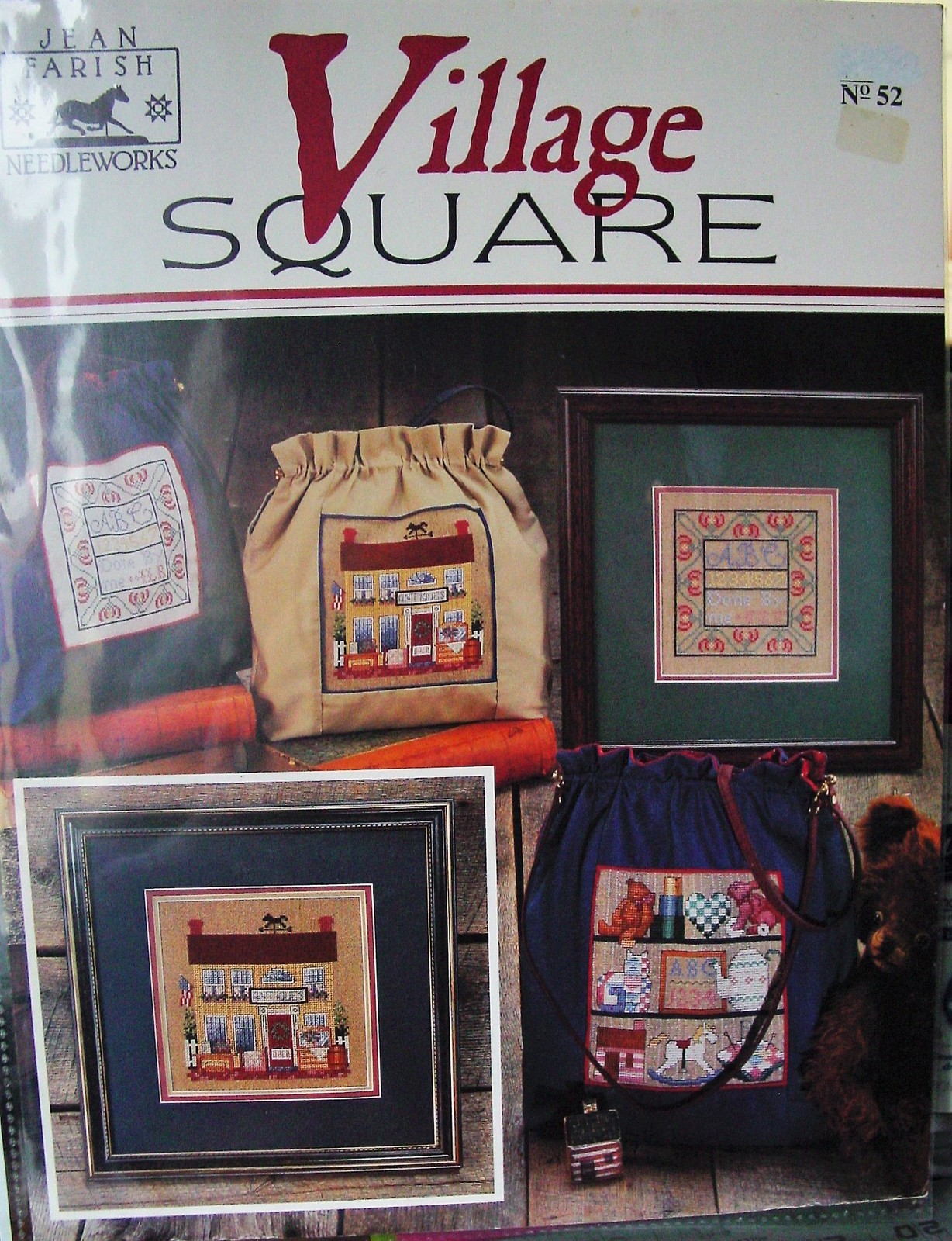 Cross stitch Leaflet "Village Square" #52 Several Designs - $5.00