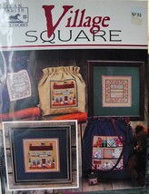 Cross stitch Leaflet &quot;Village Square&quot; #52 Several Designs - $5.00