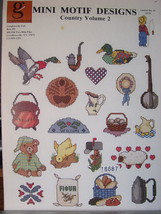 Cross Stitch leaflet &quot;Mini Motif Designs Vol 2&quot; - £2.35 GBP