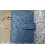 HORMIGA HANDMADE BLUE OSTRICH CARD/PHOTO HOLDER  - £39.30 GBP