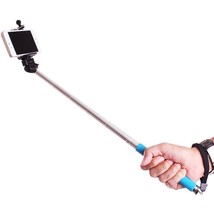 Selfie Stick Handheld Monopod Cable Control Extendable Camera Pole USA Seller - £1.57 GBP