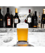 Mouth Blown European Crystal Scotch Or Whiskey Decanter 34 Oz - $5,975.54 MXN