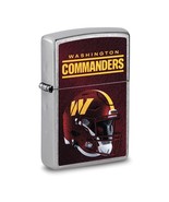 Zippo® NFL® Washington Commanders Helmet Street Chrome™ Lighter - £30.62 GBP