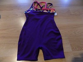 Size XS 4-5 Circo Deep Plum Purple Dance Gymnastics Unitard Leotard Pink... - £13.58 GBP