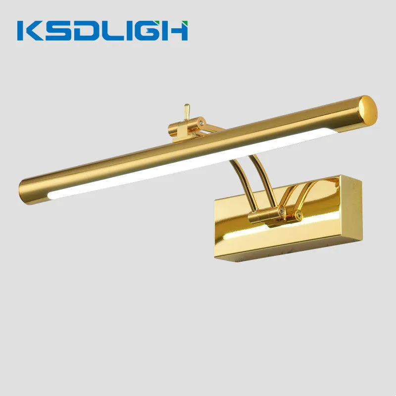 LED Picture Light Fixtures Bathroom Light Mirror Wall Lamp Gold Vanity Light - £30.64 GBP+