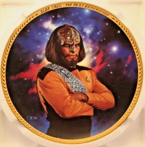 Lieutenant Worf Star Trek Next Generation Hamilton Plate 1993 Nib - $88.00