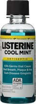 Listerine Cool Mint Antiseptic Mouthwash Travel Size 3.2 Ounces (Pack of 6) - £19.23 GBP