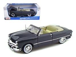 1949 Ford Convertible Gray 1/18 Diecast Model Car by Maisto - £50.23 GBP
